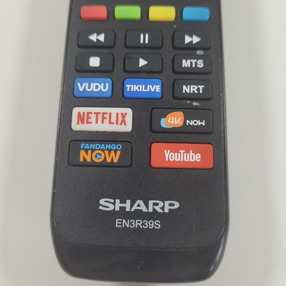 Sharp Other Sharp Smart Tv Remote Control Replacement Model En3r39s